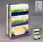Poltex Visual Management Mask Box Holder-3 Box (Wall Mount)