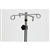 Mid Central Medical Chrome 6-Leg IV Pole, 4 Hook Top