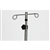 Mid Central Medical Chrome 6-Leg Spider IV Pole, 2 Hook Top