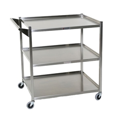 Mid Central Medical Stainless Steel Utility Carts