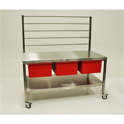Mid Central Medical Sterile Instrument Wrapping Station