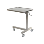 Mid Central Medical Stainless Steel Ventric Stand, 30" x 26" Ventric Table