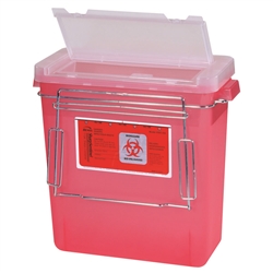 Harloff A-Series & M-Series Three Gallon Sharps Container and Bracket