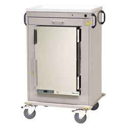 Harloff MH Emergency Cart, 1.8 Cubic Feet Medical Grade Refrigerator, One Drawers with Breakaway Lock