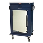 Harloff MH Cart, 1.8 Cubic Feet Medical Grade Refrigerator, Two Drawers with Key Lock