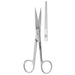 Miltex O.R. Scissors, 5", Sharp