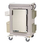 Harloff MH Treatment Cart, 1.8 Cubic Feet Medical Grade Refrigerator, One Drawers with Key Lock