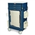 Harloff Large MH Cart, 1.8 Cubic Feet Medical Grade Refrigerator, Three Drawers with Breakaway Lock