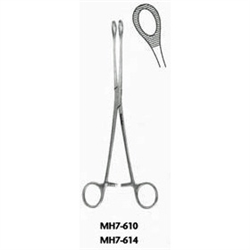 Miltex Foerster Forceps, 9-1/2", Curved Serrated