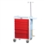 Harloff MR-Conditional Emergency Cart, Seven Drawers with Breakaway Lock, Accessory Package