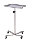 Mobile Stainless Steel Instrument Stand w/ X-Base