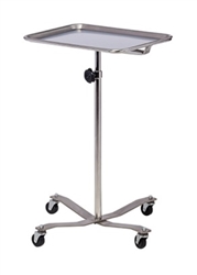 Mobile Stainless Steel Instrument Stand w/ X-Base