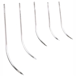 Miltex Surgeons Needle, Size 10, Half Curved Cutting Edge, 12/pkg