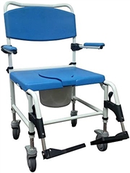 Bariatric Aluminum Rehab Shower Commode Chair