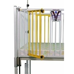 Novum Medical Dual Access Gate (2 Vertical Bars, Yellow)