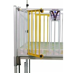 Novum Medical Dual Access Gate (2 Vertical Bars, Yellow)