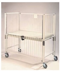 Epoxy Child Klimer Crib, Manual Hi-Lo, Gatch/Trendelenburg, 30 x 60"