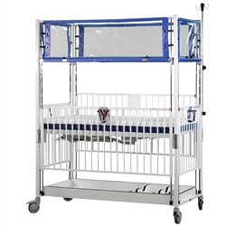 Novum Medical ICU Klimer Cribs 4 Side Drop - Youth Length - Powder Coated Finish