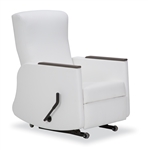 Novum Medical iSeries Stationary Wall Saver Recliner - Lever Operated - 350 LBS Capacity