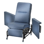Novum Medical RC Series Medical Recliners - 2 Swing Arms - 3 Positions - 3" Casters