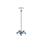 Pedigo P-1080-6 Infusion Pump Stand, 6-hook, 5-leg Base