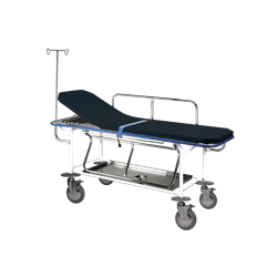 Pedigo P-172 Transport Stretcher, Fixed Height, with 4 Combination Swivel Lock & Brake Casters