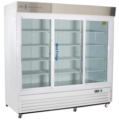 69 Cubic Foot ABS Standard Pharmacy/Vaccine Triple Glass Door Refrigerator - Hydrocarbon