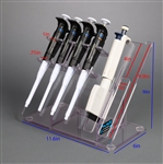 Poltex Pipette (Pipet) rack-4 pipettes; 2 multichannel pipettes (bump)