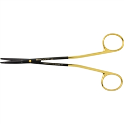 Miltex 7" Kaye-Freeman Scissors - Ceramic Coated Tungsten Carbide - Super Cut - Curved - Blunt Flat Tips