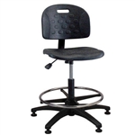 Brewer PS-2 Polyurethane Task Chair w/ Adjustable Footring (Seat Tilt)