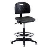 Brewer PT-3 Polyurethane Task Chair w/ Adjustable Footring (Seat Tilt)