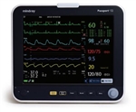 Mindray Passport 12 Patient Monitor w/EKG, NIBP, Masimo SPO2 and Multigas