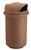 R&B 39 Gal Waste Receptacle w/ Dome Top