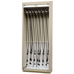 Harloff Scope Storage Cabinet, Tambour Door with Key Lock