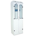 Harloff SureDry 5 Scope Cabinet with Dri-Scope Aid, Double Doors with Tempered Glass and Key Lock