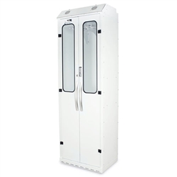 Harloff SureDry 10 Scope Drying Cabinet, Tempered Glass Double Doors with Basic Electronic Pushbutton Lock and Key Lock