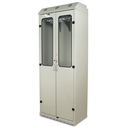 Harloff SureDry 8 Scope Drying Cabinet, Tempered Glass Double Doors with Key Lock