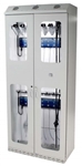 Harloff SureDry 15 Scope Cabinet with Dri-Scope Aid, Tempered Glass Double Doors with Key Lock