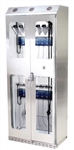 Harloff SureDry Scopes Drying Storage Cabinet with Dri-Scope Aid, Stainless Steel, Tempered Glass Doors with Basic Electronic Pushbutton Lock