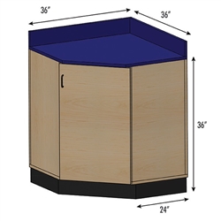 Pivotal Health Stor-Edge Medical Base Cabinet - Corner Unit