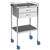 Pedigo SG-80-A-SS Utility Table with Shelf, Drawer and Rail