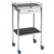 Pedigo SG-80-SS Utility Table with Shelf, Drawer and Rail