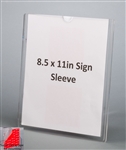 Poltex Deluxe Sign Holder- 8.5" X 11" VHB (Very High Bond) Tape