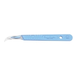 Cincinnati Swann-Morton Disposable Blue Handle Scalpels - Size 12d - Sterile - 10/Box