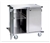 Case Cart w/Solid Stainless Steel Shelf (20" x 30" x 30") (2 Door and 1 Compartment)