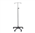 UMF Stainless Steel I.V. Stand, 2-Hook, Hand Wheel