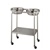 UMF Stainless Steel Twin Basin Stand with Shelf