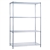 R&B Shelving Unit with Wire Shelves without Casters, 18" x 36" x 72"