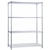 R&B Shelving Unit with Solid Bottom Shelf, 18" x 48" x 72"