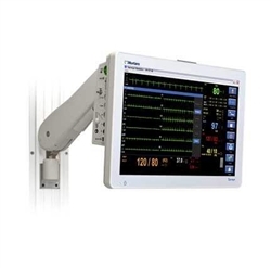 Surveyor S12 Patient Monitor, 12 inch Color, Touch Screen Interface, 3 lead ECG, Dual Temp, NIBP, Surveyor SpO2